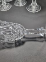 Verres à pied en cristal