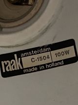 Applique Eye ball flexible par RAAK. 1970. 65x55cm.