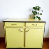 Buffet Formica jaune citron 1960 