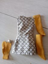 Tenue Sixties pour poupée Mam'zelle Paname 32 cm Unica ( Pou