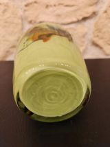 Vase en verre soufflé artisanal inspiration Murano