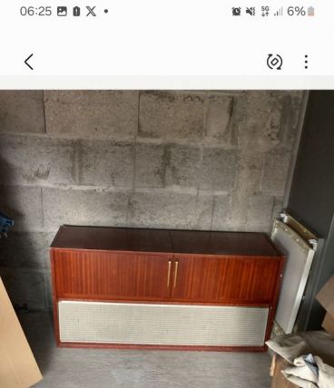 Meuble radio vinyle 
