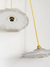 Paire de suspensions art déco Ezan 