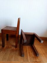 Paire de chaises enfant art déco 