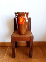 Grand vase vintage céramique Vallauris 