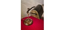 lampe de bureau laiton  articulée d'origine  1920  tres bell