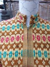 Maxi Robe/Manteau - Cachemire Indien VINTAGE 1970
