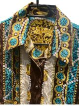 Chemise imprimée baroque 