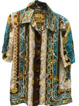 Chemise imprimée baroque 