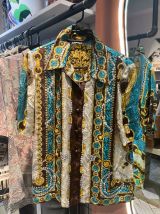 Chemise imprimée baroque 