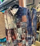 Chemise à imprimé retro
