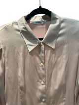 Chemise satinée beige  vintage 
