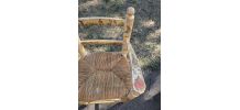 Chaise haute bois motifs Peter Rabbit