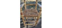 Chaise haute bois motifs Peter Rabbit