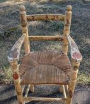 Chaise haute bois motifs Peter Rabbit