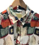 Chemise à imprimé coloré 