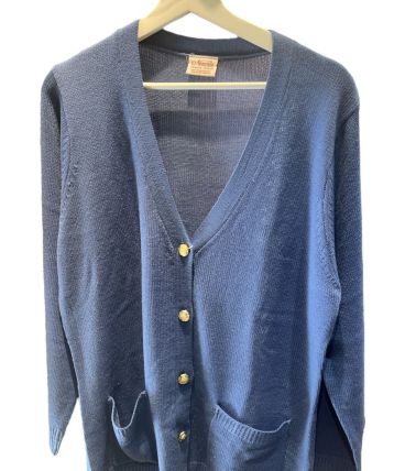 Cardigan bleu vintage 
