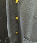 Cardigan bleu vintage 