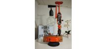 Lampe à poser artisanale recyclage déco