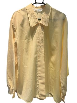 Blouse jaune vintage 