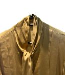 Blouse satinée doré vintage 