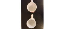 Duo de grandes choppes vintage en Arcopal - Parfait état
