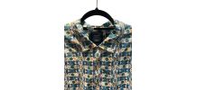 Chemise à motif vintage 