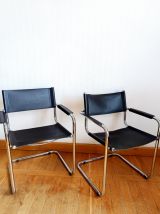 Paire de fauteuils cantilever Italie, style Bauhaus 