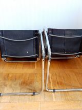 Paire de fauteuils cantilever Italie, style Bauhaus 
