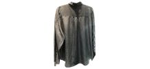 Chemise grise en soie vintage 