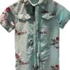 Chemise florale brodé vintage 