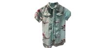 Chemise florale brodé vintage 