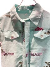Chemise florale brodé vintage 