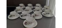 Sevice à café 12 pièces décor véhicules collection