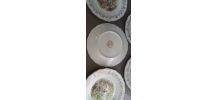 8 assiettes plates porcelaine de Limoges 