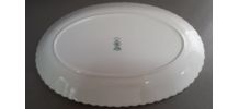Plat ovale vintage représentant cerf