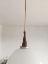 Suspension vintage opaline 1970 