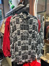 Chemise à motifs vintage 