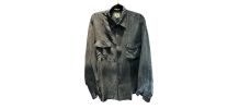 Chemise en soie grise vintage 