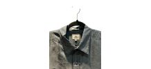 Chemise en soie grise vintage 