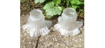 Tulipes décorée  vintage pour lampe 