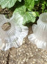 Tulipes décorée  vintage pour lampe 