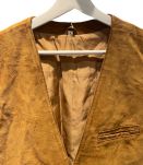 Gilet en daim vintage 