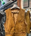 Gilet en daim vintage 