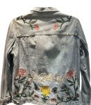 Veste en jean brodé 