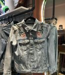 Veste en jean brodé 