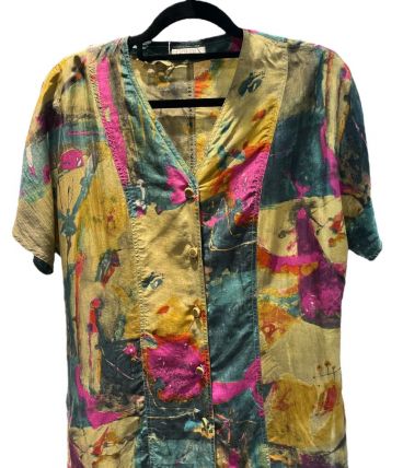Blouse en soie vintage 