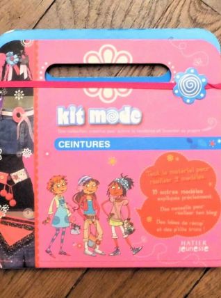 Ceintures- Kit Mode- Hatier Jeunesse  