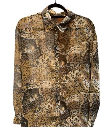 Chemise léopards vintage 