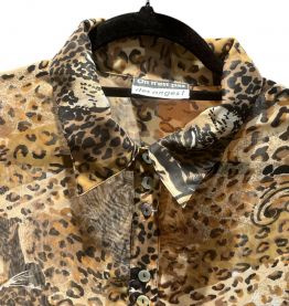 Chemise léopards vintage 
